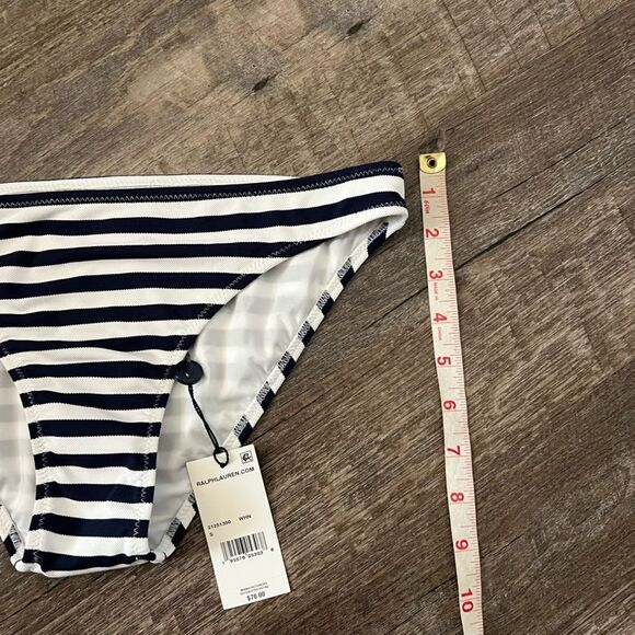 Ralph Lauren Stripped Bikini Bottom- Size Small - Picture 7 of 8